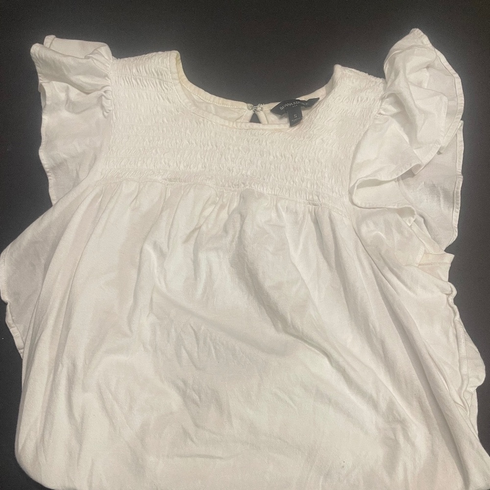 Banana Republic ruffle shirt